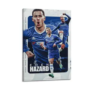 Eden Hazard Canvas Painting Oil Painting Wall Art Canvas Poster Decorative Painting Corridor Decoration Home Ornaments Photo