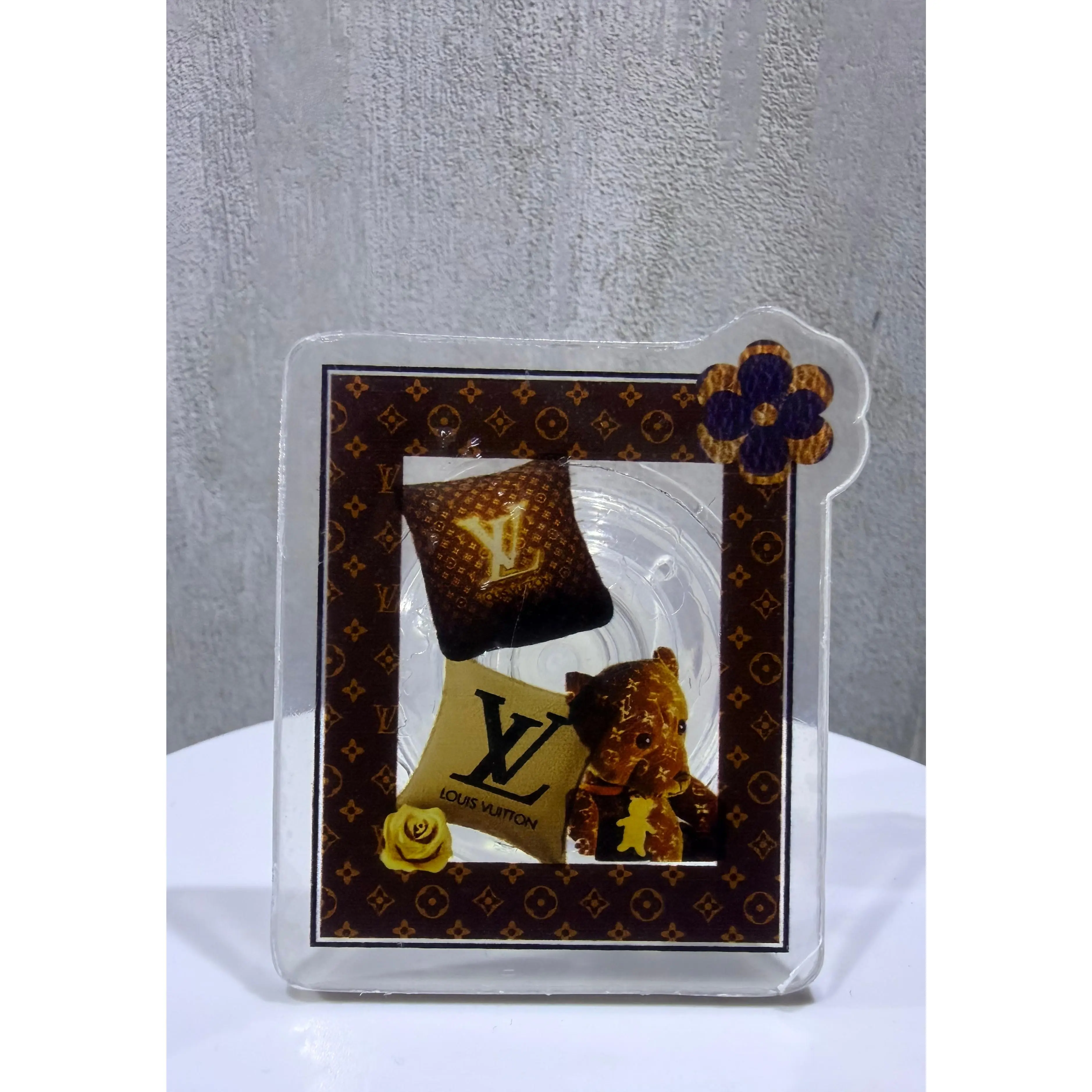 LV Teddy Frame Phone Pocket Socket