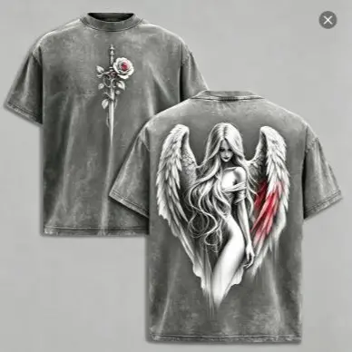 Washed T-shirt-Grey