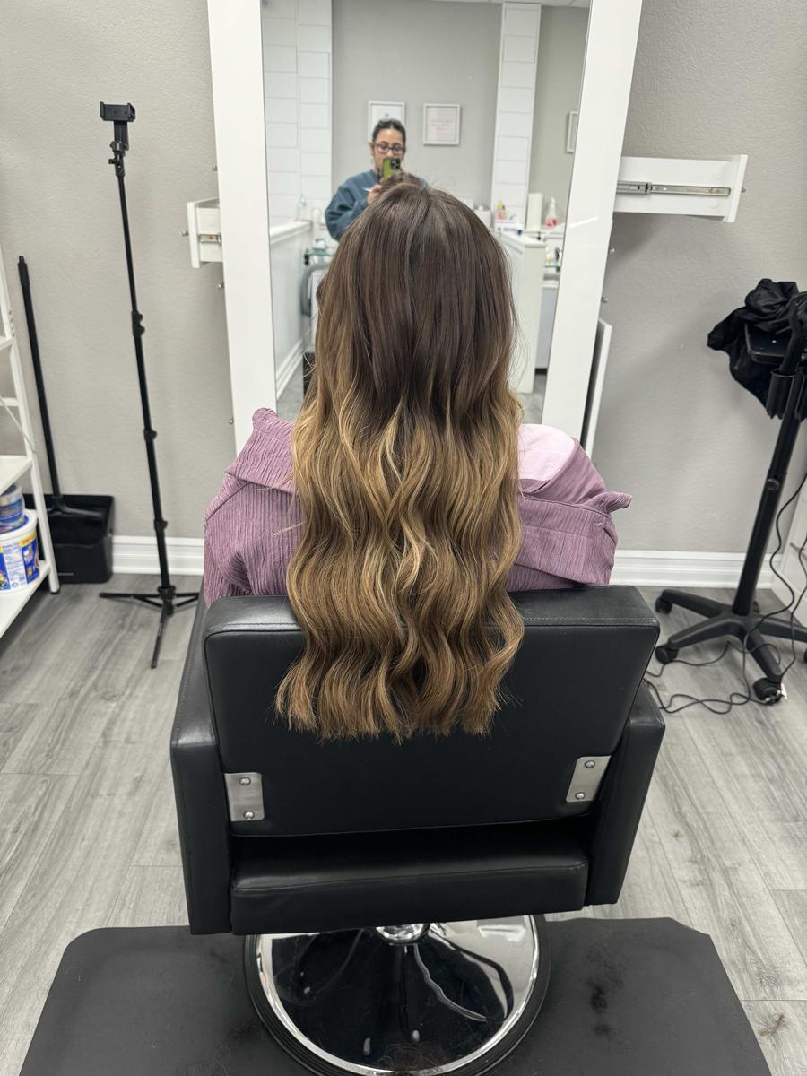 Item: #4D/14/5B Brunette Balayage, 22inch-120g