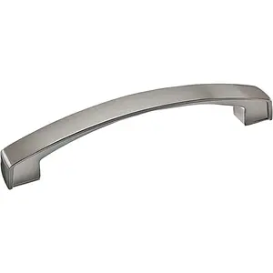 Richelieu Hardware Boisbriand Collection 5 1/16-Inch (128 Mm) Center-to-Center Decorative Brushed Nickel Cabinet and Drawer Pull for Kitchen, Bathroom, and Furniture Applications Richelieu Hardware