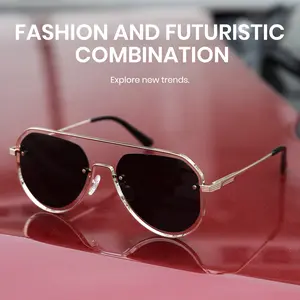 Cyxus Retro Polarized Aviator Sunglasses for Women Men Classic & Lightweight 70s Vintage Trendy Suqare Aviators P1125 Retro Aviator