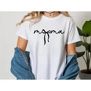 Custom Mama Shirt, Minimal Script Mama Tee, Personalized Mother's Day Gift