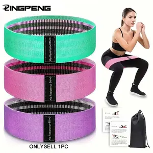 Knitted Resistance Band, Unisex Exercise Band, Stretch Band for Yoga Beginners and Pilates, Home Workout Elastic Band, Fitness Bands