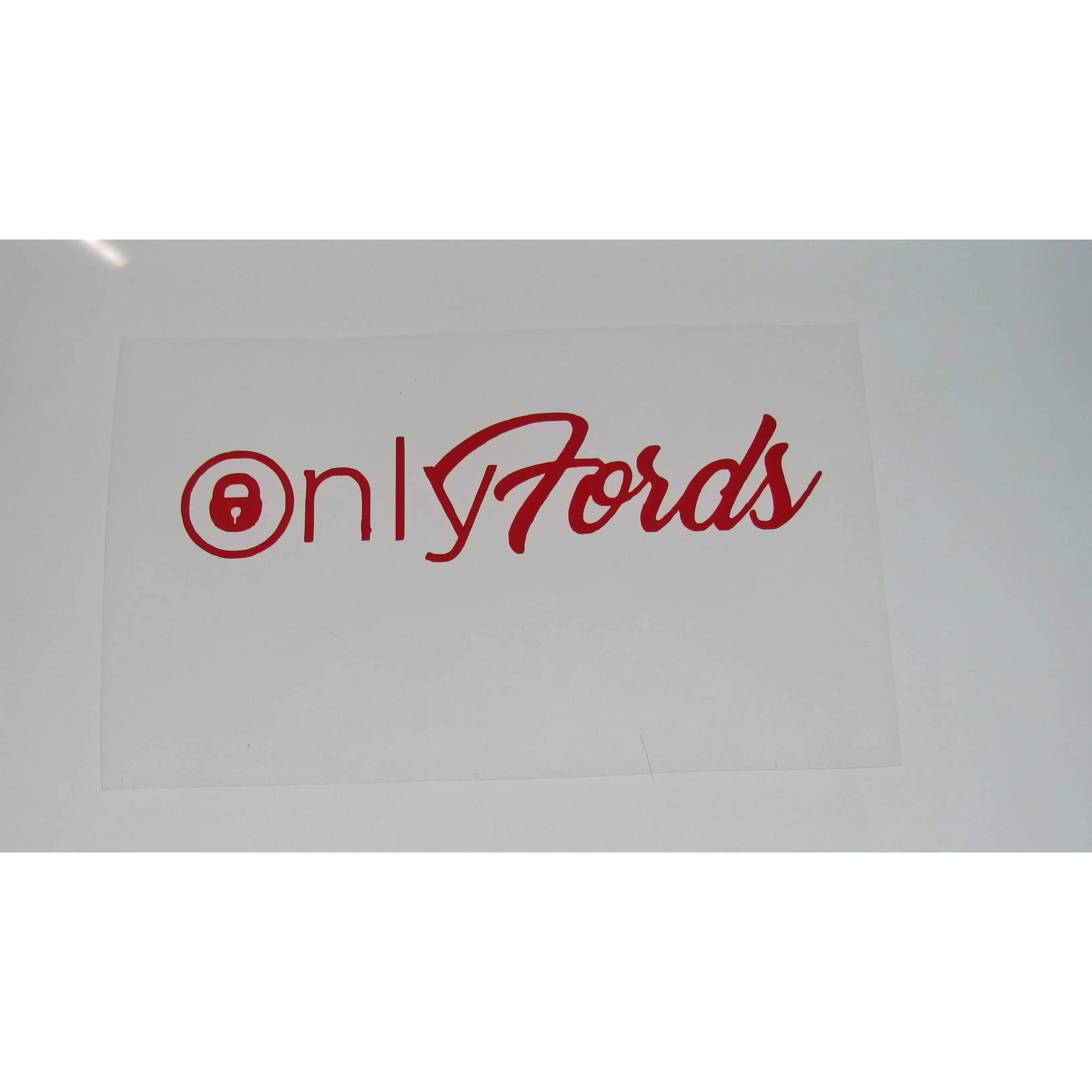 Only Fords Decal