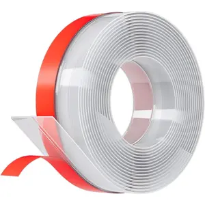 20FT Weather Stripping Door Seal - 2" Silicone Alien Draft Seal Tape for Gaps Under Door Weatherstripping Sweep Stopper for Bottom of Shower Door/Sliding Glass Door