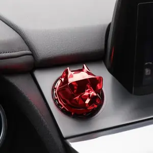 Car Engine Start Stop Button Cover, Car Engine Start Stop Button Decoration, Car Interior Decoration Accessories for Women & Men, Car Ornament