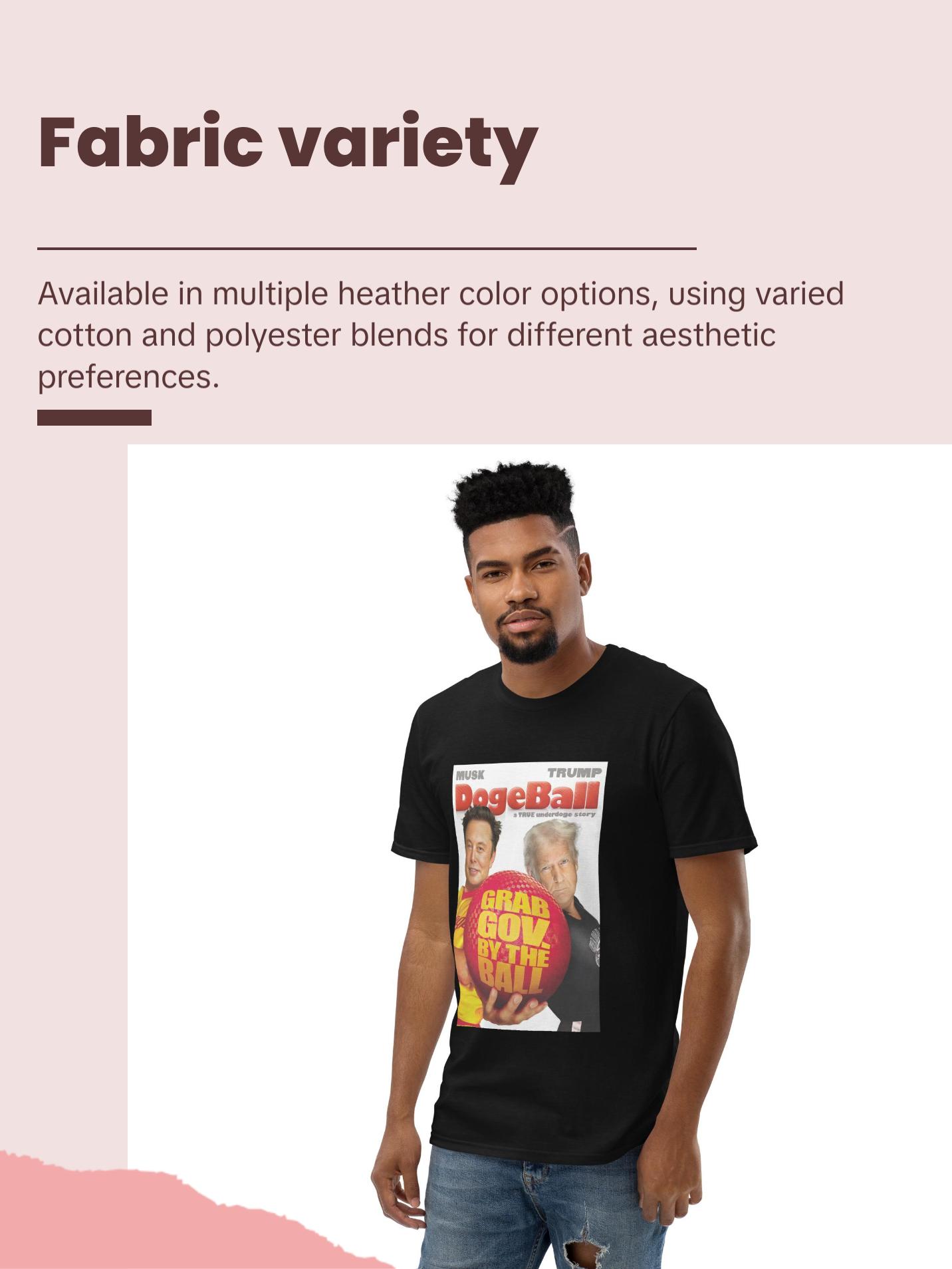 Dogeball Musk & Trump "a TRUE underdoge story" Unisex Tee