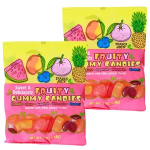 Trader Joe's Fruity Gummy Candies, 7 oz - 2 Pack