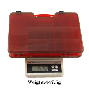 Double-Sided Lure Box With Removable Inserts Double-Sided Portable Storage Box Parts Storage Case Fishing Lure Box Fishing Gear Accessories Lure Storage Box Multi-Functional Fishing Accessories Box