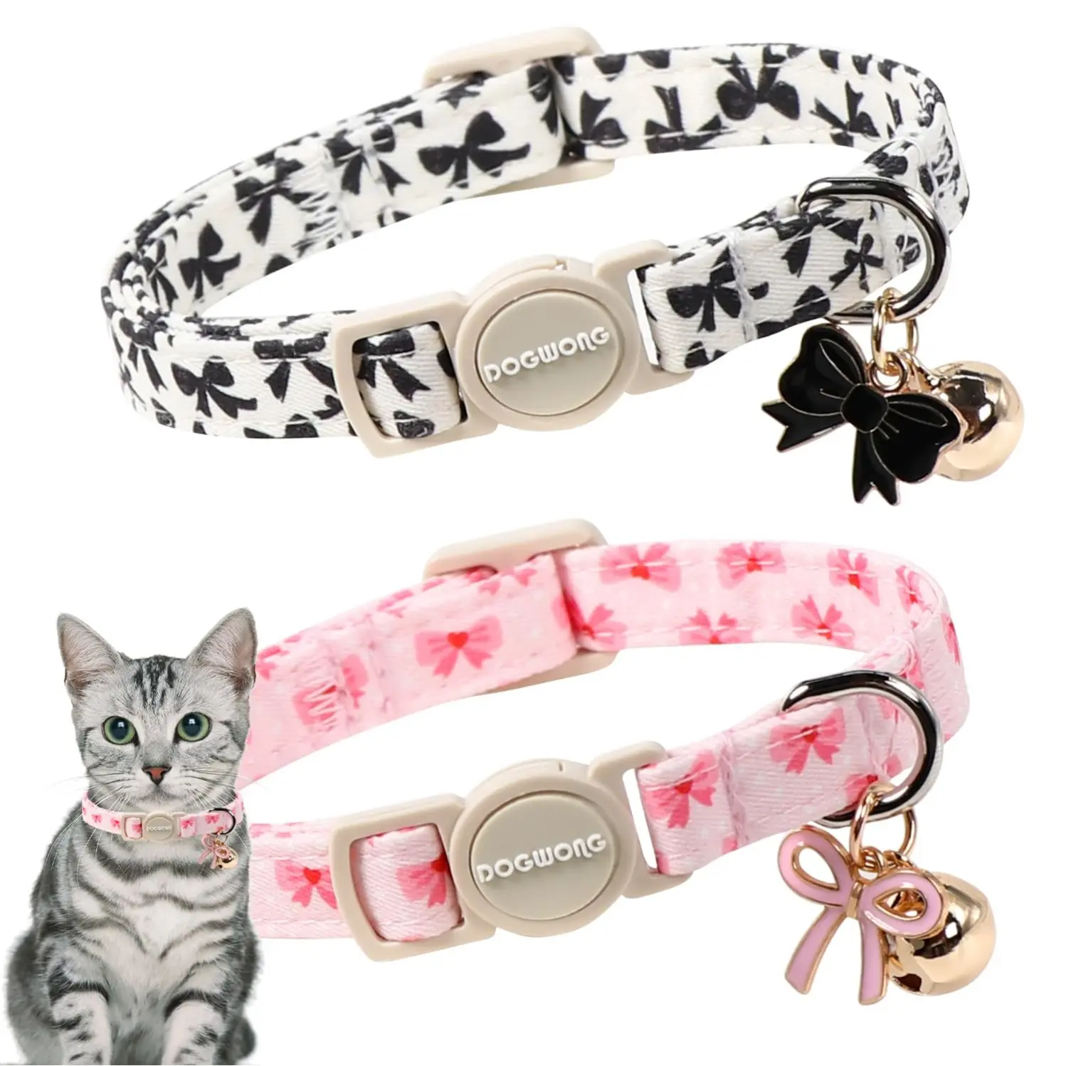 Pink & Black Bow