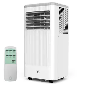 8000 BTU Portable Air Conditioner, 3-in-1 AC Unit with Cool/Fan/Dehumidifier, Cools up to 350 Sq.Ft, Portable Room Air Conditioner with Remote Control & Full Window Kit, White