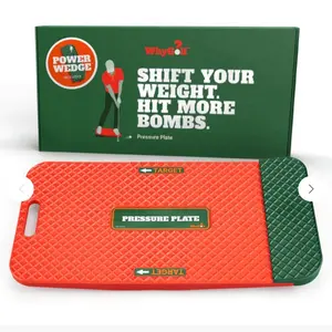 WhyGolf Pressure Plate Golf - Shift Your Weight Hit More Bombs Orange & Green Training Aid
