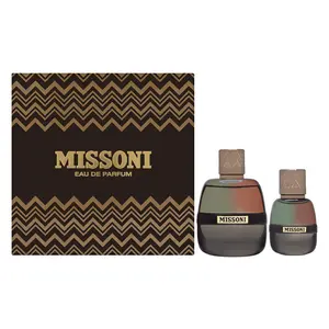 Missoni for Men 2 Piece Set Includes: 3.4 oz Eau de Parfum Spray + 1.0 oz Eau de Parfum Spray