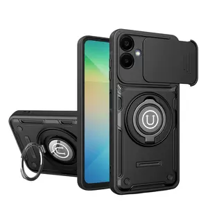 New 360 Rotating Magnetic Stand Phone Case for Samsung Galaxy A06 A07 A16 A17 A26 A27, Anti-Drop Phone Shell with Camera Cover Protection
