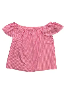Top Sleeveless By Vineyard Vines In Pink & White, Size:M