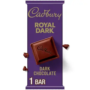 Cadbury Royal Dark Dark Chocolate Candy Bar, 3.5 Oz, 14 Count