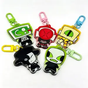 Die of Death Acrylic Keychain - Colored Edges Gaming Merch - Collectible Accessory