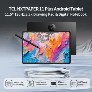 Live Only-Bellona TCL NXTPAPER 11 Plus Android Tablet | 11.5" 120Hz 2.2K Drawing Pad w/ Stylus, NXTPAPER 4.0, AI Tools, 8+8GB RAM, 256GB Storage, 8000mAh