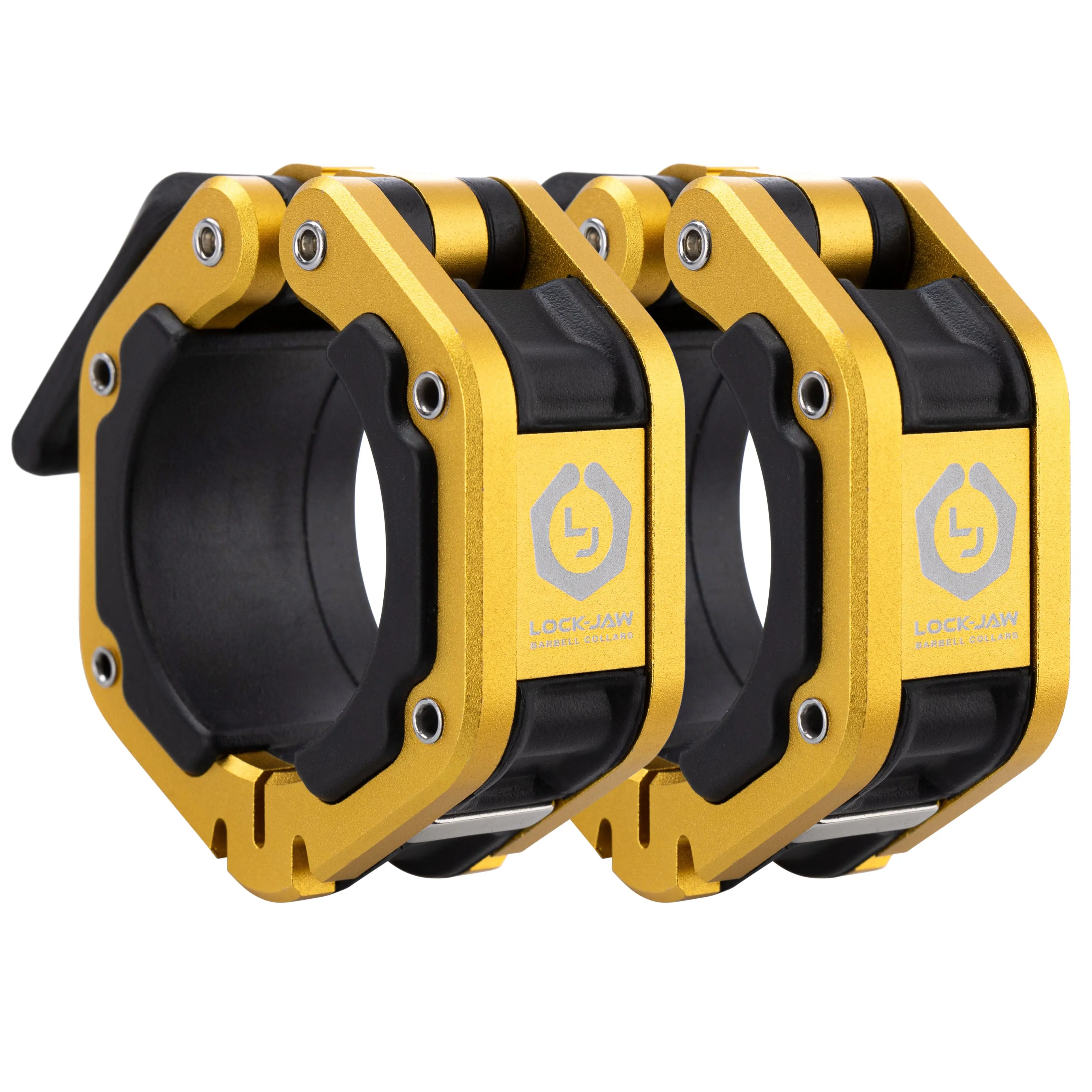 Lock-Jaw Flex Collar - Aircraft Grade Aluminum Quick Release Lock Tab & Magnet for Easy Storage - Ideal for All Lifts and Workouts