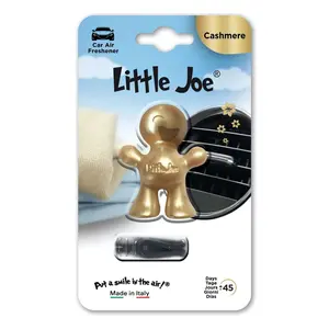 Little Joe Cashmere Scent Happy 3D Car Air Freshener with Unique Two-Step Clipping System