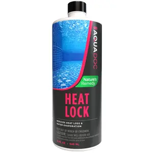 AquaDoc Heat Lock Liquid Blanket for Pools - UV Protectant & Chemical Loss Reduction