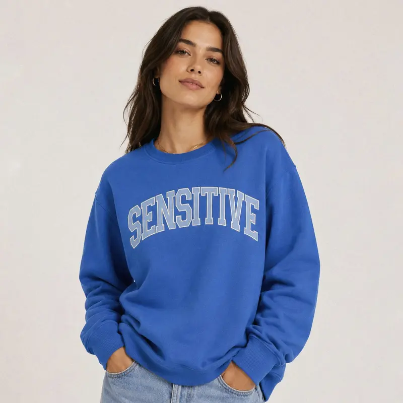 Sensitive (Handle With Care) Lightweight Crewneck