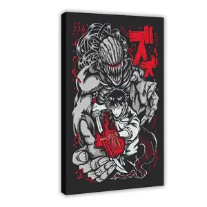 Anime Jujutsu Kaisen Yuta II Canvas Poster Wall Art for Home Bedroom Office Dorm Room Decor