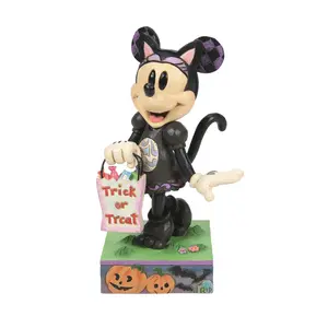 Disney Traditions Minnie Black Cat Costume Figurine