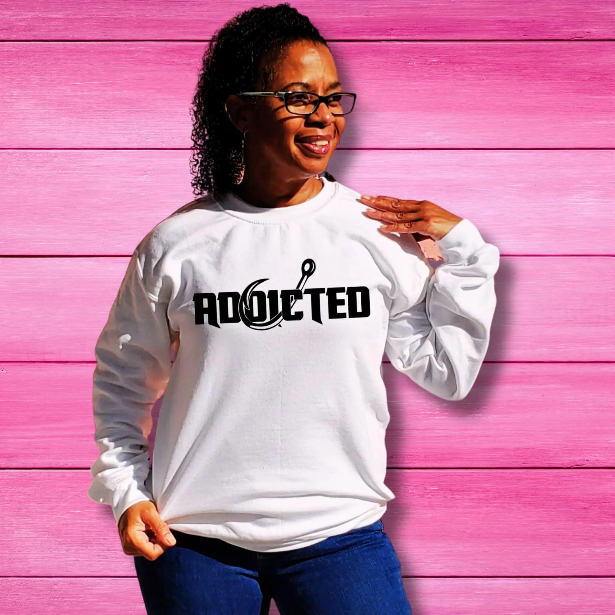 $20 Addicted Vinyl Hoodie or Sweatshirt