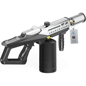 Powerful Propane Torch Gun, Kitchen Torch with Adjustable Flame, Flamethrower Blow Torch Gun, Gas Welding Kits for BBQ, Searing Steak, Camping & Charcoal Torch Lighter(Tank Not Included)