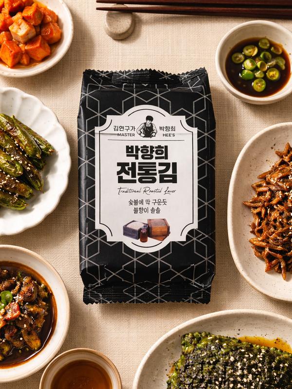 Master Hee's Korean Traditional Korean Roasted Seaweed Snack – Crispy salty Seasoned Laver Sheets, 3 Packs
