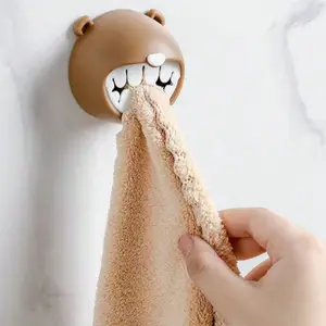 Bear Storage Hook, New Bear Towel Rack, Bathroom Towel Holder, Kitchen Cloth Organizer, Washcloth Holder, Clove Storage Solution
