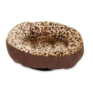 Aspen Round Dog Bed Animal Print 18 in, One Size