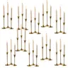 Elegant Romantic Vintage Metal Taper Candle Holders, 30-Piece Set Candle Stands, Candlestick for Wedding, Dinner, Halloween and Home Interior Decor Ornaments, Home Dining Decor, Interior Decoration Accessories, Decoration Items