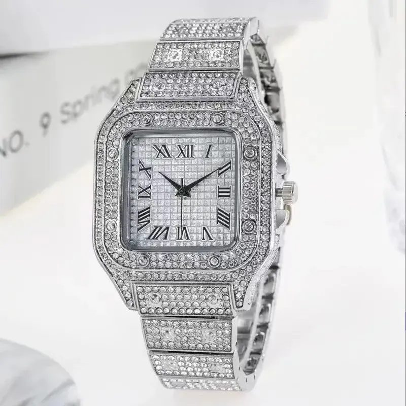Men's Rhinestone Diamond Watch