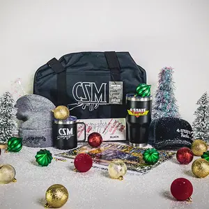 Limited Edition CSM Black Decal Duffle Bag Bundle