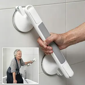1pc Safety Handrails Designed for Seniors, Requiring No Drilling, Installation, Featuring Non-Slip Suction with No Battery Or Electricity Needed, Balance Aid, Ideal for Tiles, Glass, Hard Plastic Surfaces, Perfect for Bathrooms, Restrooms, Living