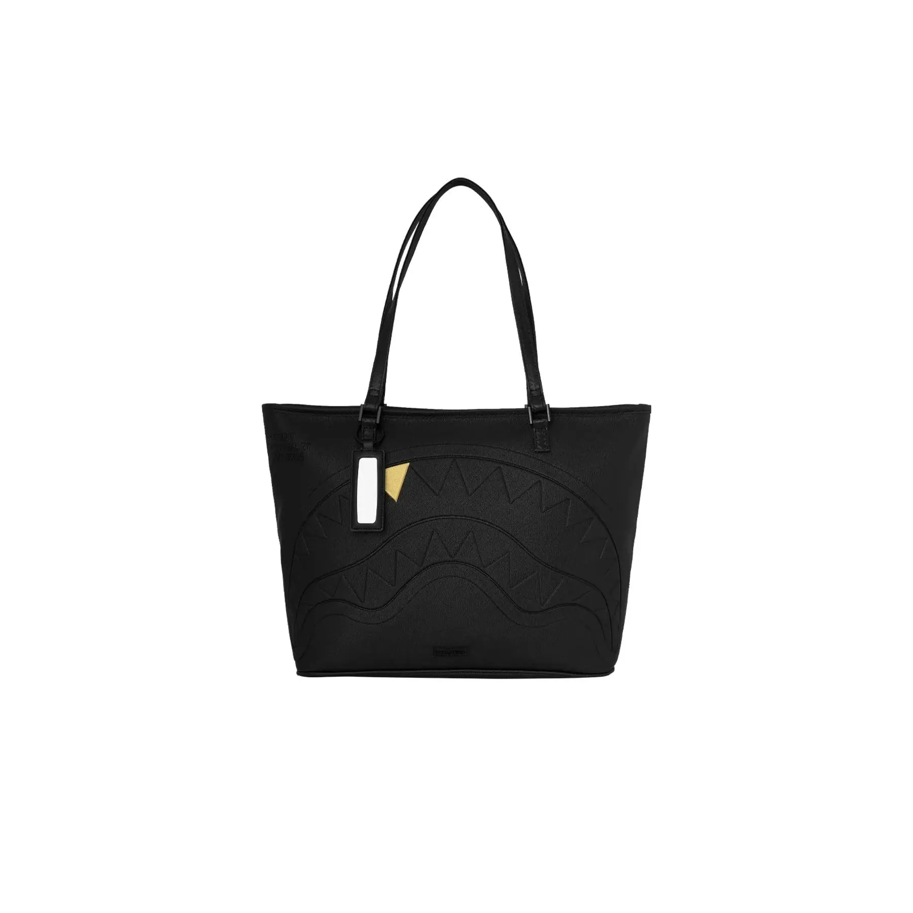 Sprayground Blacked Out Embossed Gold Tooth Tote