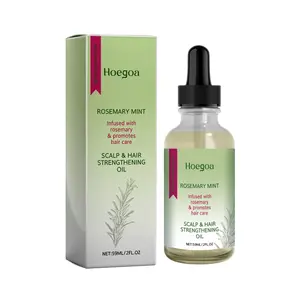 Hoegoa Scalp & Hair Strengthening Oil, Hair Thick Hair Solid Hair Soft Hair Dry Damaged Care hair  gloss Rosemary Haircare Peppermint Comfort beard growth serum hair  growth  bundle minoxidil hair serum boosthair growth nourish scalp micro grow  tonic