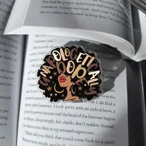 Unapologetically Dope Acrylic Phone Grip - Black Girl Magic Afro Hair Design - Empowering Melanin Gift for Women