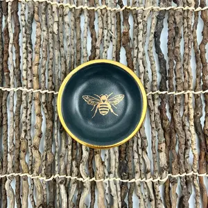 Handmade Jewelry Dish - Bee Design