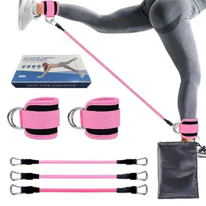 Ankle Resistance Bands, Ankle Bands for Working Out with Cuffs, Resistance Bands for Leg Butt Training Workout Equipment for Kickbacks Hip Gluteus Training Exercises, Ankle Strap with Exercise Bands,TikTokShopBlackFriday