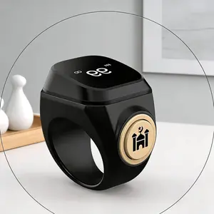 Muslim Zikr Prayer Counter, Islamic, 33/99 Dhikr Vibration Reminder, APP Sync, Waterproof Design, Long Battery Life, Smart Electronic Beads