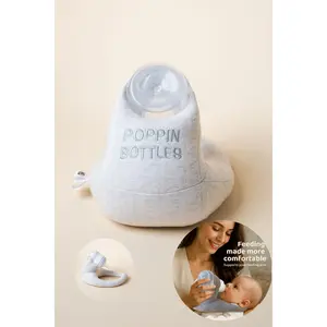 Baby Bottle Pillow Holder for Parents - "Poppin Bottles"