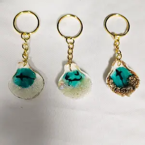 Sea shell keychains