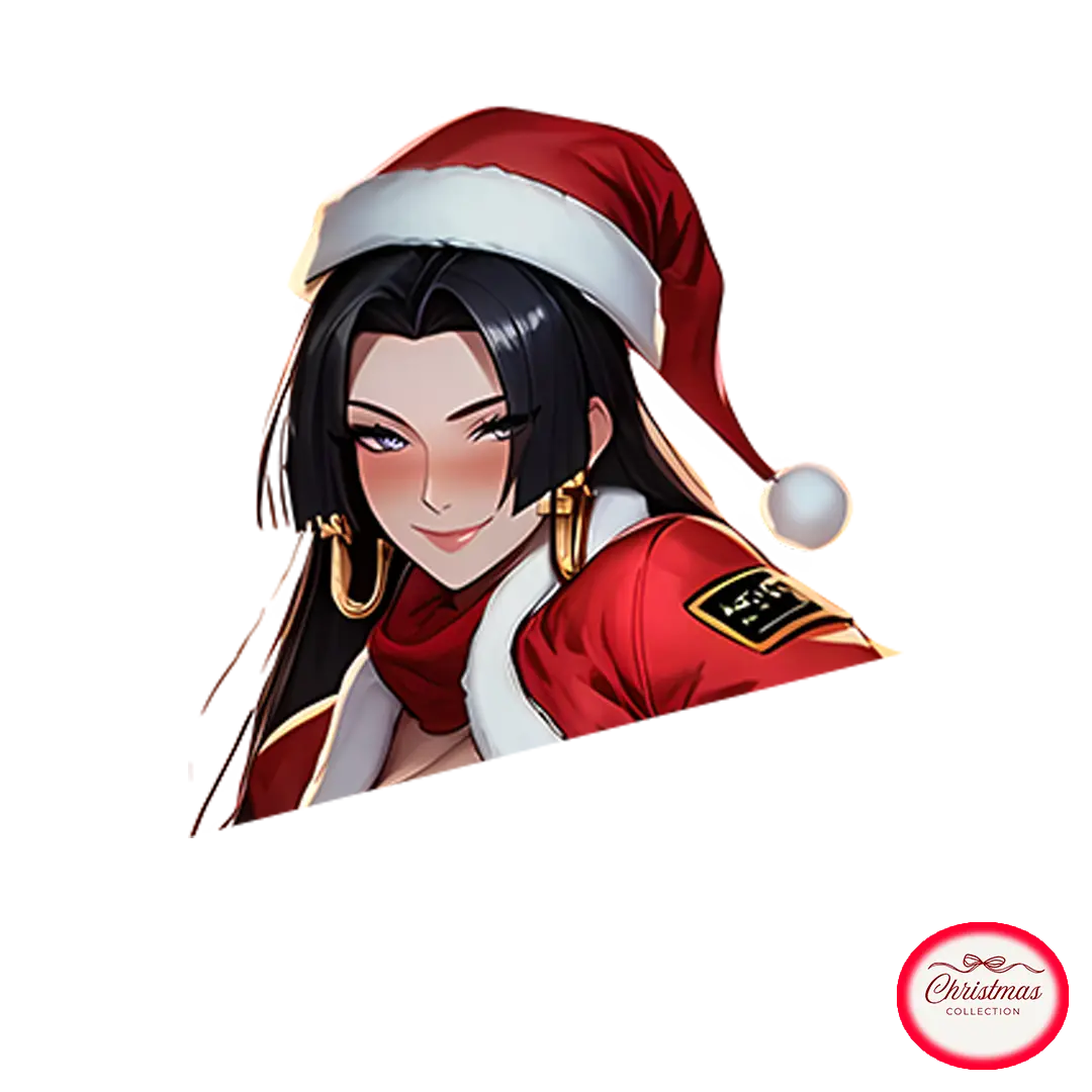 Pirate Empress Christmas Anime Vinyl Sticker Waterproof Decal Elegant Fantasy Female Character Laptop Water Bottle Festive Gift