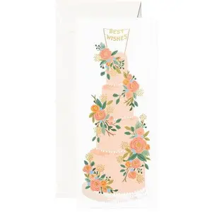 Tall Wedding Cake No. 10 Card