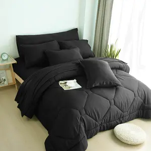 HIG 8 PCS Modern Comforter Set with Sheets All Season Bed in a Bag HIG 8 PCS Modern Comforter Set with Sheets All Season Bed in a Bag
