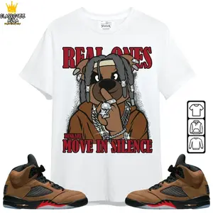 Dunkare Archaeo Brown 5s Shirt - Silent Achievers Bear Unisex Shirt, Hoodie, Sweatshirt